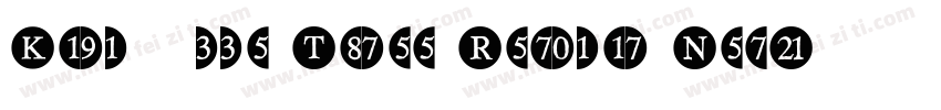 Katlynne Three Regular Neg字体转换
